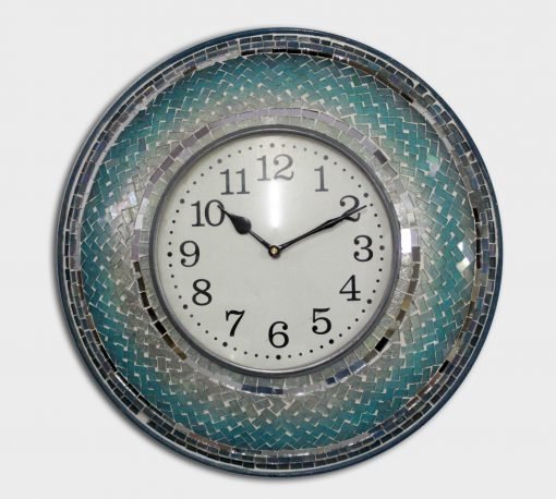 mosaic wall clock