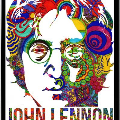 John Lennon Graphic Poster