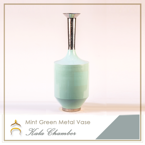Mini Green Metal Vase