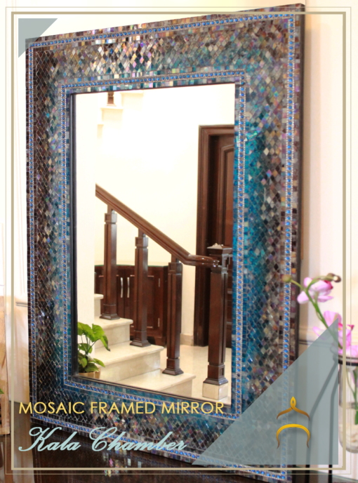 Mosaic Framed Mirror